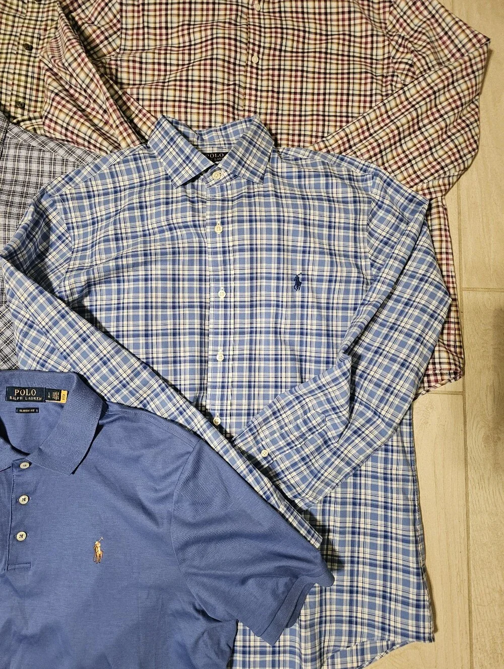 POLO Ralph Lauren Thomas Dean John Varvatos Mens Large 8 Shirt Lot Like New!